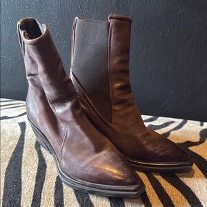 A.S. 98 Eggplant Boots Size 37